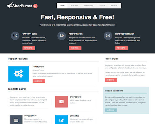 Afterburner Template